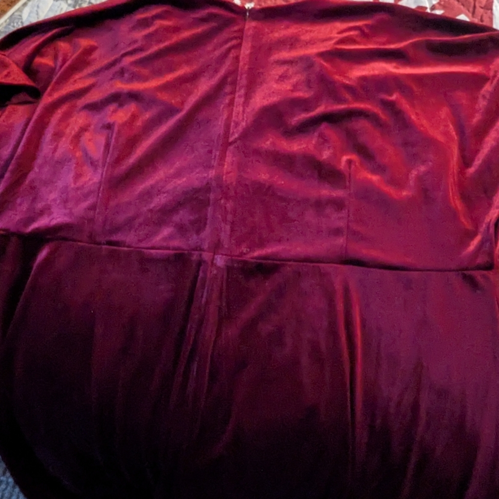 Taylor doleman sleeve stretch velvet dress 20W - Picture 4 of 12